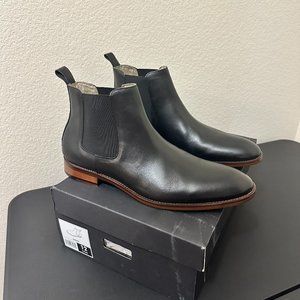 Banana Republic Black Leather Chelsea Boot men 12
